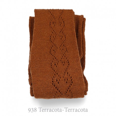 Leotardo Niños Calado De Lana Condor. 4 938-terracota