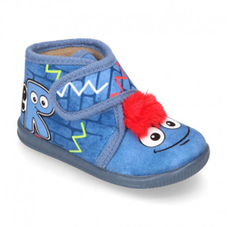 Botita Casa Niños Monster Sin Cordones. 18 Jeans características