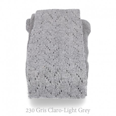 Leotardo Calado Cálido Crochet Condor. 230-gris Claro 00