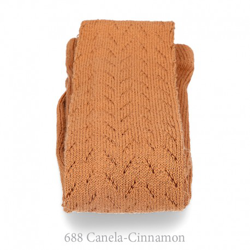 Leotardo Calado Cálido Crochet Condor. 000 688-canela en oferta