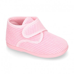 Botita De Casa Niños Sin Cordones Pana Fina. 29 Rosa precio