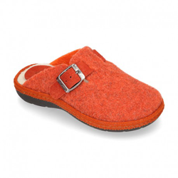 Zapatilla Casa Niños Okaa Zueco En Lana De Colores. 28 Teja precio