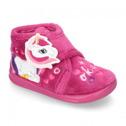Botita Casa Niñas Unicornio Okaa Sin Cordones. 18 Fresa en oferta