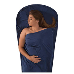 Sea to Summit Expander Liner-Mummy with Hood & Box Foot Accesorios Escalada, Adultos Unisex, Navy, 210 x 80 cm en oferta