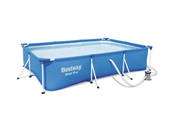 Bestway 8321265 Piscina Rectangular con Depuradora 300x200x66 cm, Azul en oferta