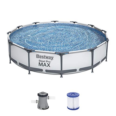 Bestway Steel Pro MAX Marco de Acero, Gris