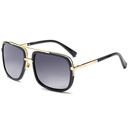 SHEEN KELLY Retro Vintage Baratas para Mujer y Hombre Marco de metal Grandi gafas de sol Metal Pilotos Espejo en oferta