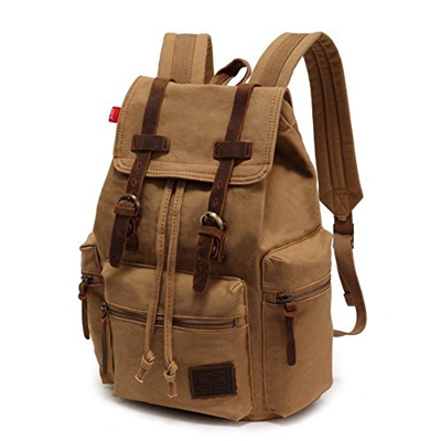 Koolehaoda Vintage Canvas Bolsos/Mochila Mochilas Viajes Senderismo camping Mochila Senderismo Bolsa de viaje Laptop Mochila Bolso Mochila Escolar par