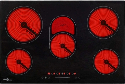 VidaXL Ceramic Hob 5 Zones Touch 90 cm 8500 W