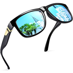 Joopin Gafas de sol Polarizadas Hombre Clásicas con Protección UV Retro Gafas de sol Mujer y Hombre para Conducir y Deportes al Aire Libre (Azul) características