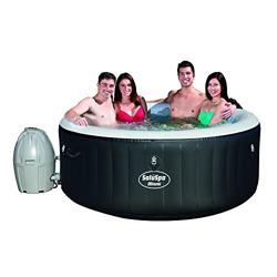 Bestway SaluSpa Miami - Bañera de hidromasaje hinchable para 4 personas en oferta