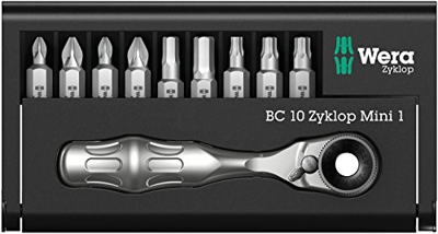 Wera 073645 Bit-Check con Bits & Carraca Juego de 10