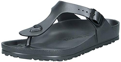 Birkenstock Gizeh EVA, Chanclas Mujer, Plateado (Metallic Anthracite Metallic Anthracite), 38 EU