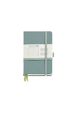 Miquelrius - Cuaderno bonito de notas, cubierta rígida símil resistente, cierre goma, tamaño 140 x 90 mm, 192 páginas de 80 g/m², rayado horizontal de