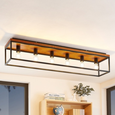 Lindby Miravi plafón, 6 luces