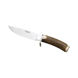 Cuchillo de monte Joker Zorro con puño de asta de ciervo, hoja MOVA de 14 cm, 210 gramos, cruceta inox, CC27 + tarjeta multiusos de regalo precio
