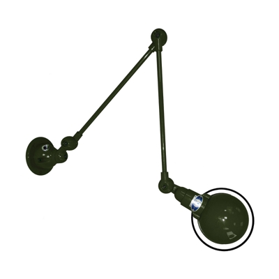 Jieldé Signal SI331 aplique brazo doble verde