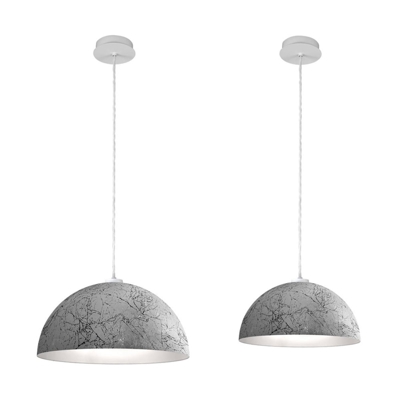 Lámpara colgante Cult Vintage, plata, Ø 40 cm