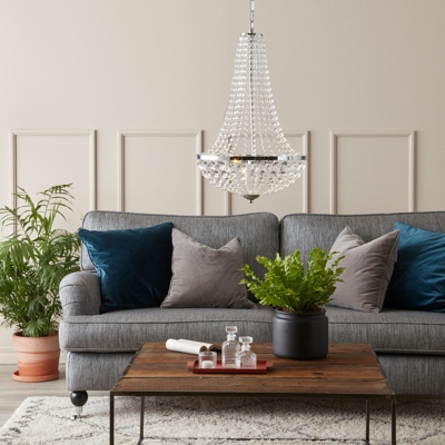 Lámpara de araña Gränsö para el baño, Ø 30 cm