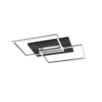 Plafón LED Panama S, roble negro