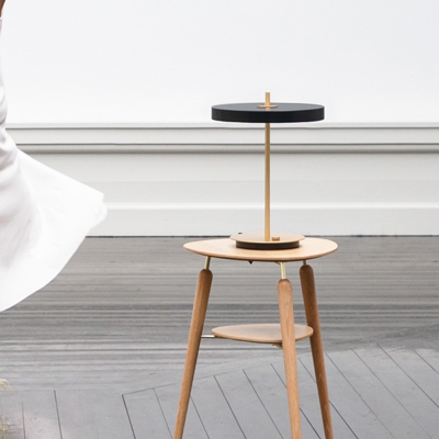 UMAGE lámpara de mesa LED Asteria table USB negro