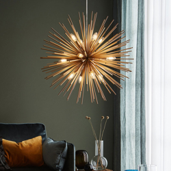 Lámpara colgante Soleil en oro precio