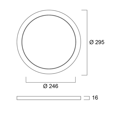 Sylvania cubierta anillo Start Eco negro Ø 29,5cm