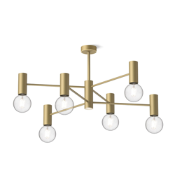 Modo Luce Chandelier plafón 13 luces 107cm oro en oferta
