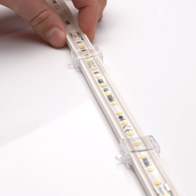 SLC clips de fijación 2x para tira LED 230V IP65