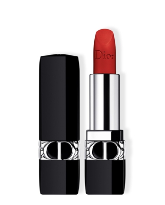 Dior - Barra De Labios Recargable Color Couture - 4 acabados: Satinado, Mate, Metalizado Y Aterciopelado - Tratamiento Floral - Confort Y Larga Duración