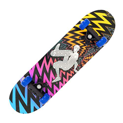 LIUXR Patineta Completa, para Principiantes, Adolescentes, niños, niñas, 23.6 x 6 Inch, Tabla de Skate con Maple Cruiser Pro Skateboards Longboards, S precio