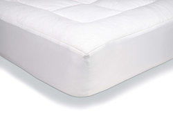 AmazonBasics - Protector de colchón acolchado con tejido micropolar ultrasuave (150 x 200 cm) precio