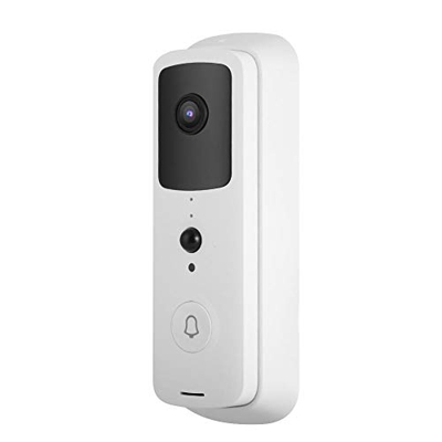 Video Timbre 2.4GHz WiFi, para Seguridad en la Oficina(White)