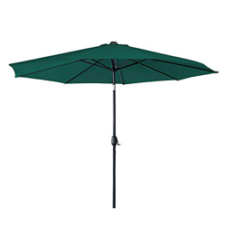 UISEBRT – Sombrilla de aluminio inclinable con manivela, protección UV 40+ en oferta