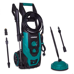 VONROC Hidrolimpiador a presión 2200W - 170 Bar - 450 l/h - Incluye 8m de Manguera, Tanque de detergente Integrado, Limpiador de Patio, boquillas y Ac precio