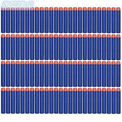 StillCool® 100pcs 7.2cm Espuma Suave Dardos Recarga Bala Blasters para Nerf N-Strike Elite Serie niños Juguete Pistola Azul Oscuro. precio