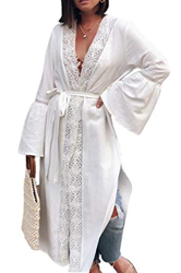 AiJump Vestido Bohemia de Playa Kaftan Kimono Pareos Cover Ups para Mujer características