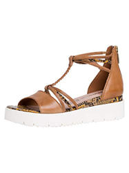 Tamaris 1-1-28030-24, Sandalia con Pulsera Mujer, Coñac Snake, 39 EU precio