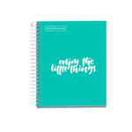 Libreta Miquelrius A5 Enjoy the Little things Verde Cuadrícula en oferta