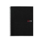 Cuaderno Miquel Rius A5 negro cuadriculado