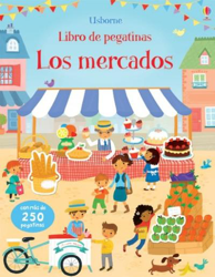 Libro de pegatinas. Los mercados características