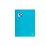Cuaderno Oxford espiral A4+ cuadrícula Touch Europeanbook 1 tapas extraduras azul pastel características