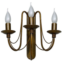Lámpara de Pared Homemania Lilium Oro Cobre 49x40x33cm en oferta