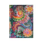 Libreta Paperblanks Mediana Rayada Luz de luna Jardines de Olena