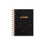 Cuaderno A6 Charuca mini Negro puntos