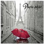Calendario de pared Erik 2021 Paris black and white