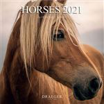 Calendario 2021 Draeger grande cuadrícula caballos características