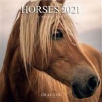 Calendario 2021 Draeger grande cuadrícula caballos