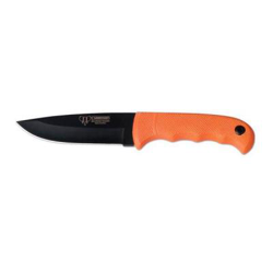 Cuchillo de caza Cudeman 147-W con mango de caucho antideslizante naranja hoja de 11 cm precio
