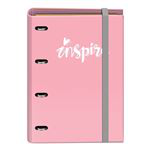 Carpeta recambio anillas A4 Dohe pastel rosa precio